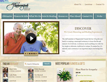 Tablet Screenshot of hippensteelfuneralservice.com